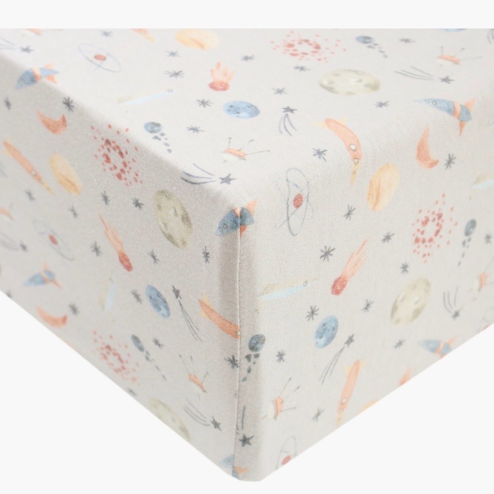 Copper Pearl Crib Sheet